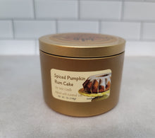 Load image into Gallery viewer, Spiced Pumpkin Rum Cake 7oz Soy Wax Candle