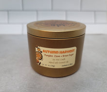Load image into Gallery viewer, Autumn Harvest (Pumpkin Clove + Brown Sugar) 7oz Soy Wax Candle