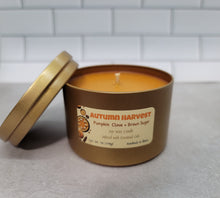 Load image into Gallery viewer, Autumn Harvest (Pumpkin Clove + Brown Sugar) 7oz Soy Wax Candle