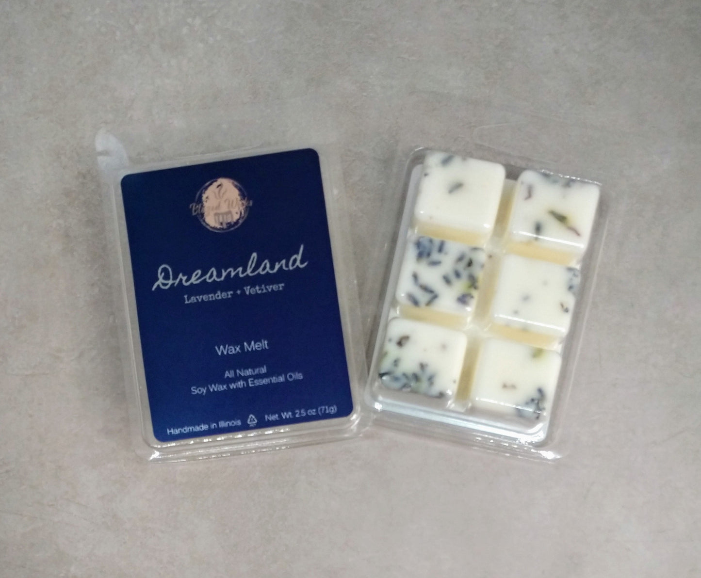 Dreamland (Lavender + Vetiver) Σόγια κερί τήξης