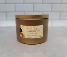 Load image into Gallery viewer, Spiced Ginger &amp; Cardamom Tea 7oz Soy Wax Candle
