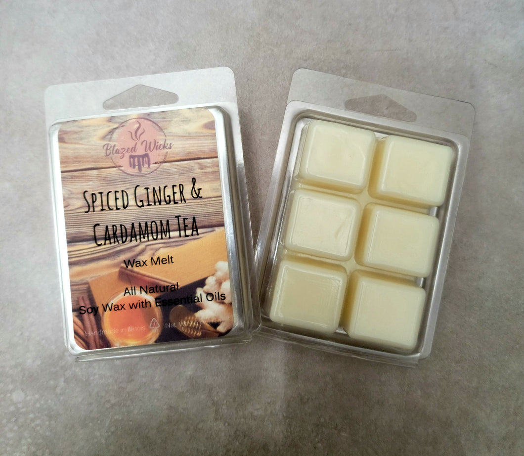 Spiced Ginger & Cardamom Tea Soy Wax Melt