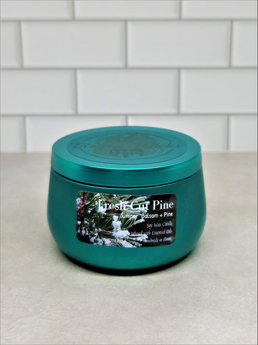 Fresh Cut Pine (Juniper Balsam + Pine) 7oz Soy Wax Candle