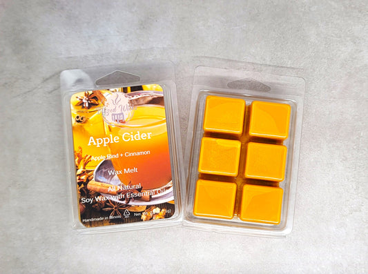 Apple Cider (Apple Rind + Cinnamon) Soy Wax Melt