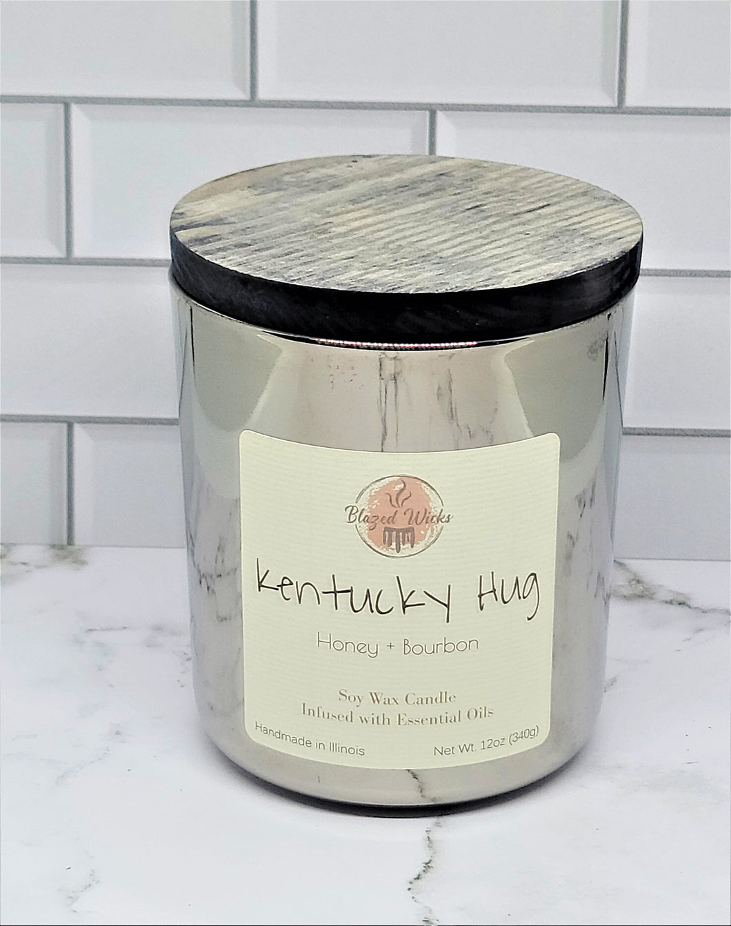 Kentucky Hug (Honey + Bourbon) 12oz Soy Wax Candle